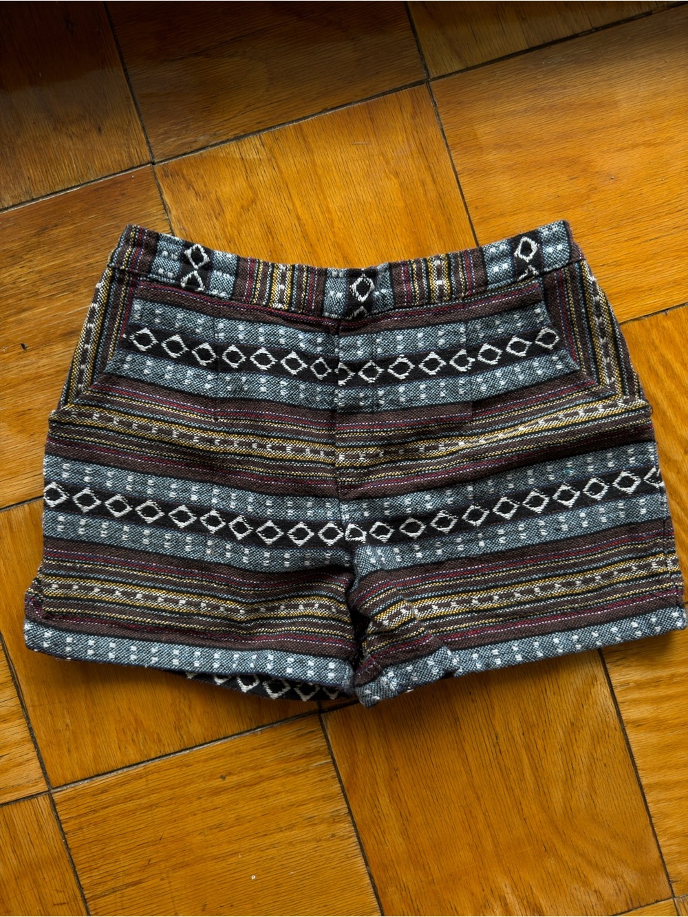 2 Patterned Ethnic-Print Men’s Shorts